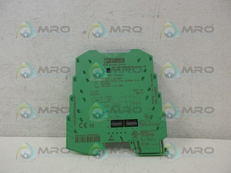 PHOENIX CONTACT MCR-SL-PT100-UI-200-NC TEMPERATURE TRANSDUCER *NEW NO MBOX*