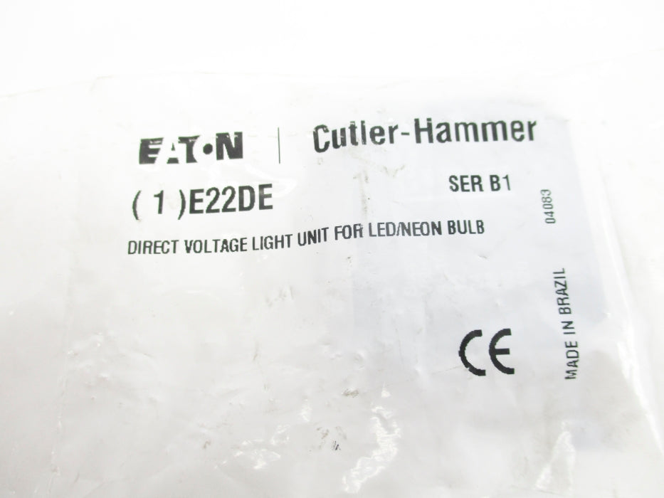 CUTLER HAMMER E22DE SER. B1 NSMP