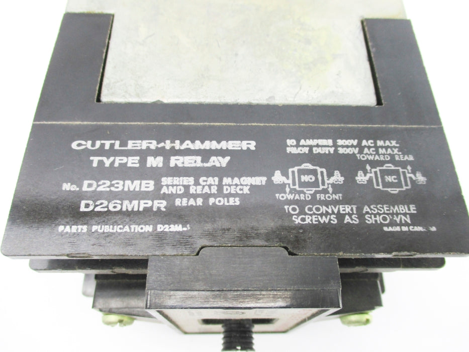 CUTLER HAMMER D23MB D26MPR SER. CA1 110/120V 10A UNMP