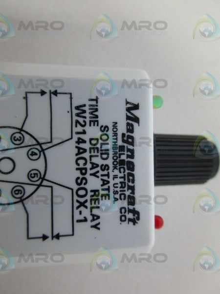 MAGNECRAFT W214ACPSOX-1 TIME RELAY DELAY *NEW IN BOX*