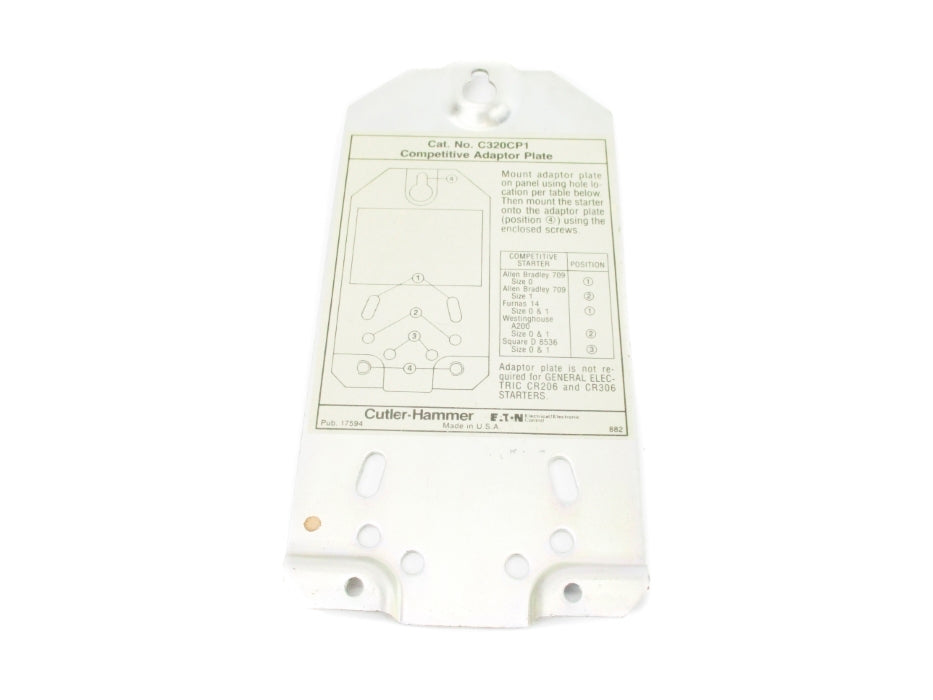 CUTLER HAMMER C320CP1 SER. A1 NSMP
