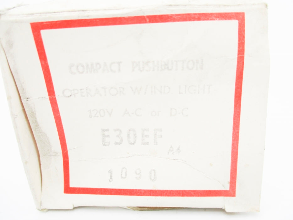 CUTLER HAMMER E30EF SER. A4 120VAC/DC NSMP