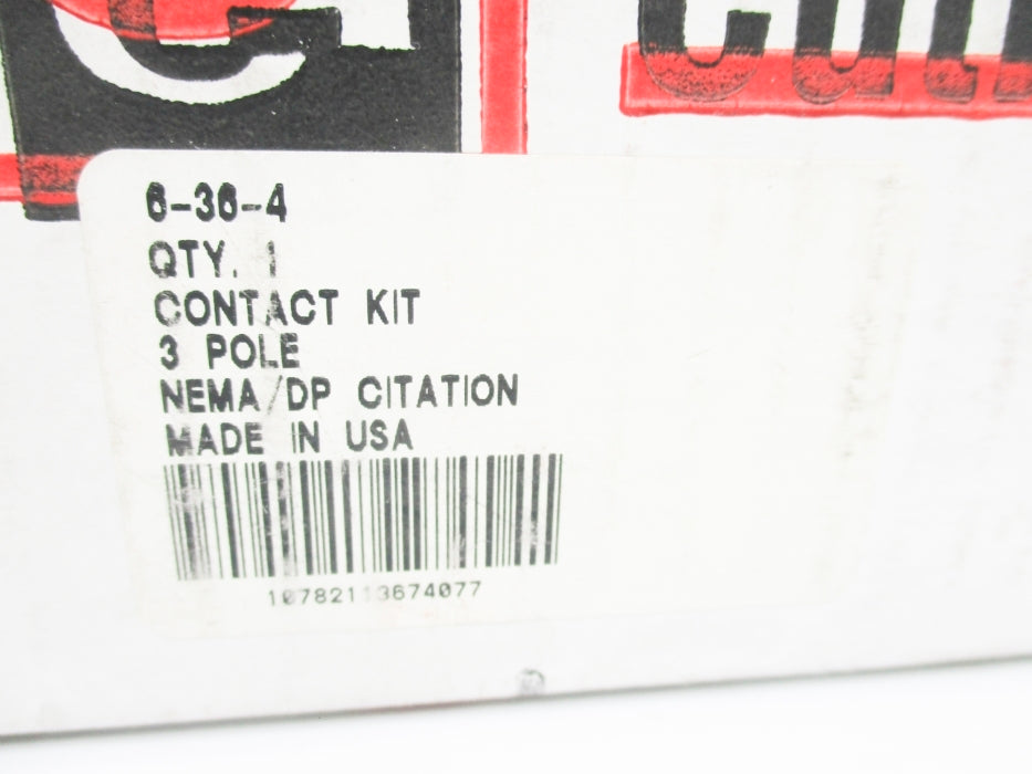 CUTLER HAMMER 6-36-4 NSMP