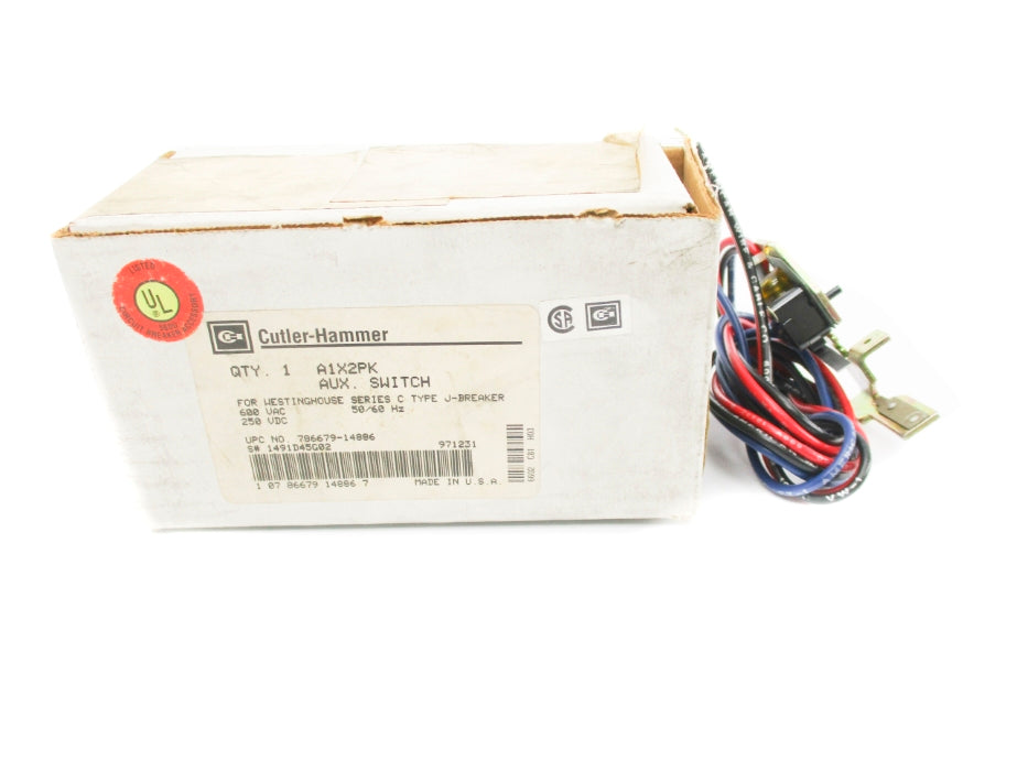CUTLER HAMMER A1X2PK SER. C 1491D45G02 NSMP