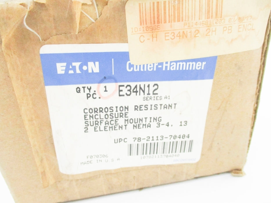 CUTLER HAMMER E34N12 SER. A1 NSMP