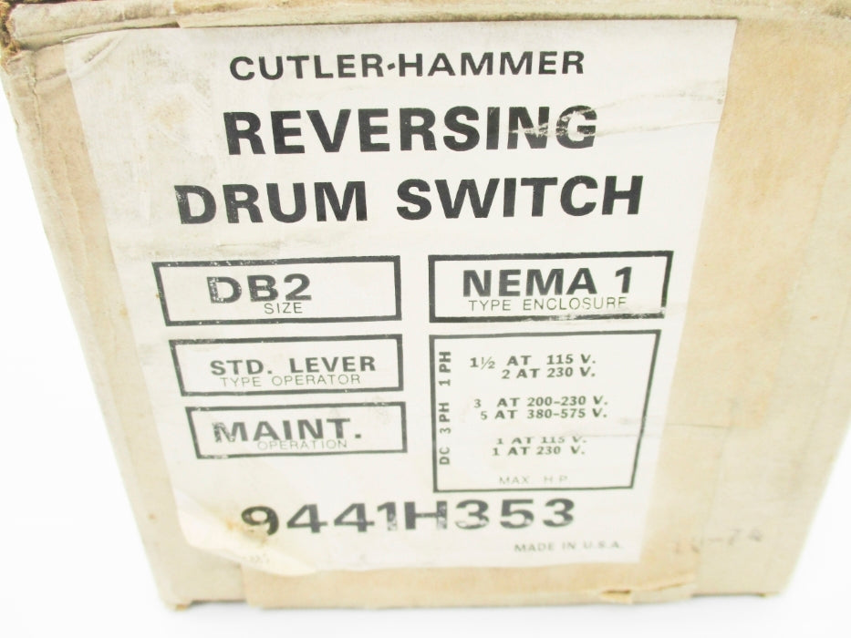 CUTLER HAMMER 9441H353 NSFS