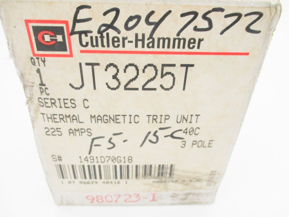 CUTLER HAMMER JT3225T SER. C NSMP