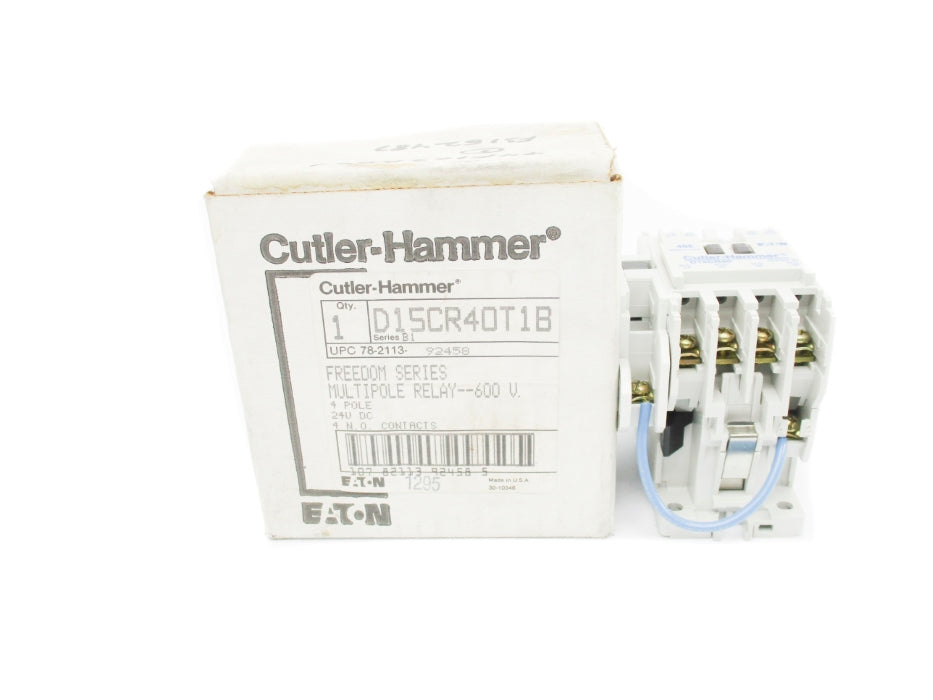 CUTLER HAMMER D15CR40T1B SER. B1 24VDC NSMP