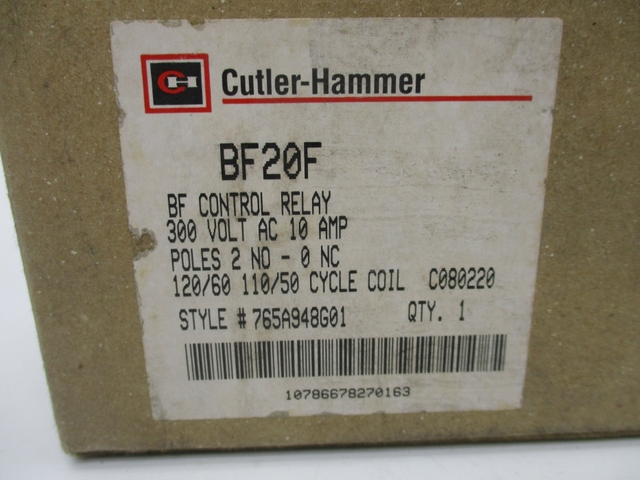 CUTLER HAMMER BF20F 110/120V 10A NSMP