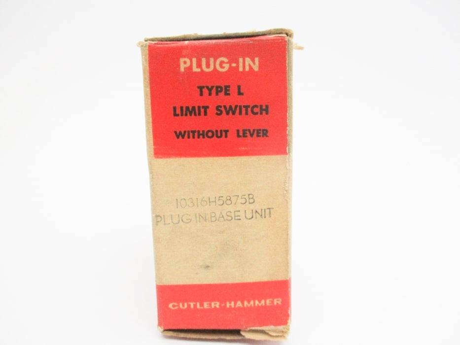 CUTLER HAMMER 10316H5875B NSMP