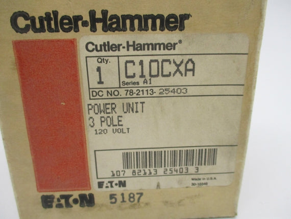 CUTLER HAMMER C10CXA SER. A1 NSMP