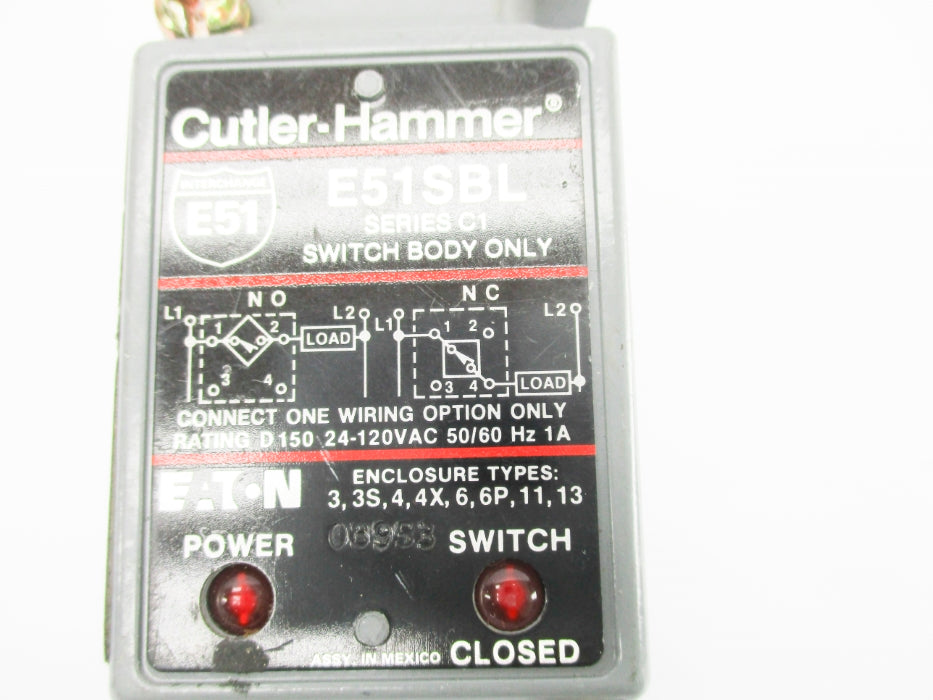 CUTLER HAMMER E51SBL SER. C1 (AS PICTURED1) UNMP