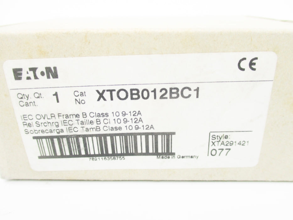 EATON XTOB012BC1 690V 9-12A NSMP