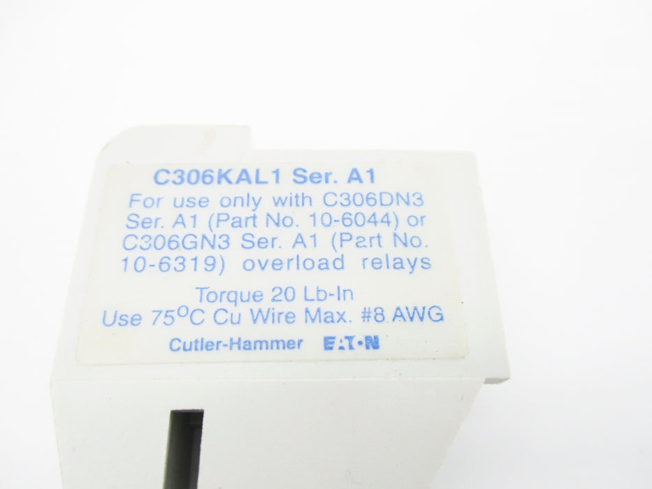 CUTLER HAMMER C306KAL1 SER. A1 NSNP