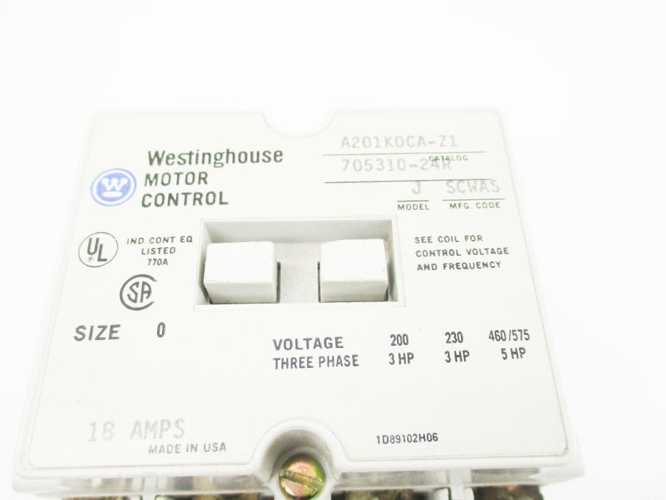 WESTINGHOUSE 705310-24R A201KOCA-Z1 110/120V NSNP