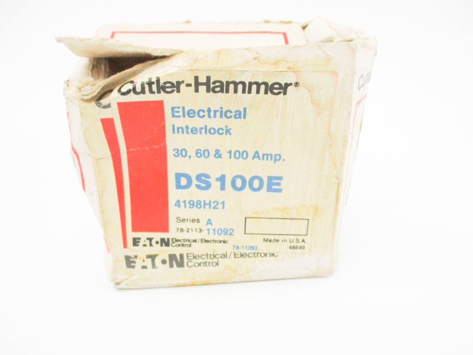 CUTLER HAMMER DS100E SER. A NSMP
