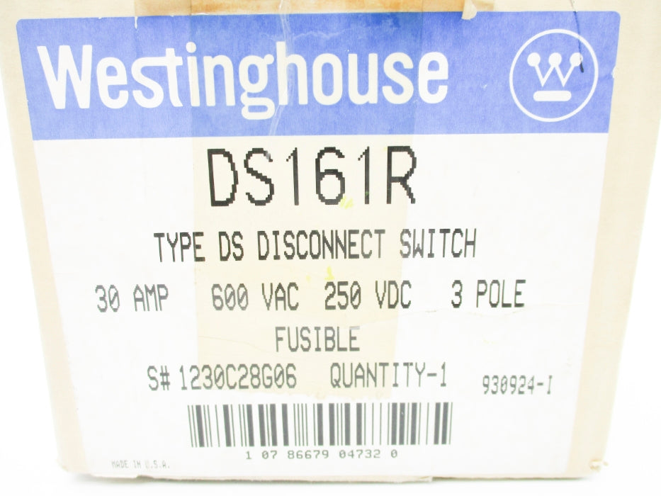 WESTINGHOUSE DS161R 1230C28G06 NSMP