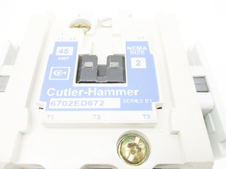CUTLER HAMMER 6702ED672 SER. B1 UNMP
