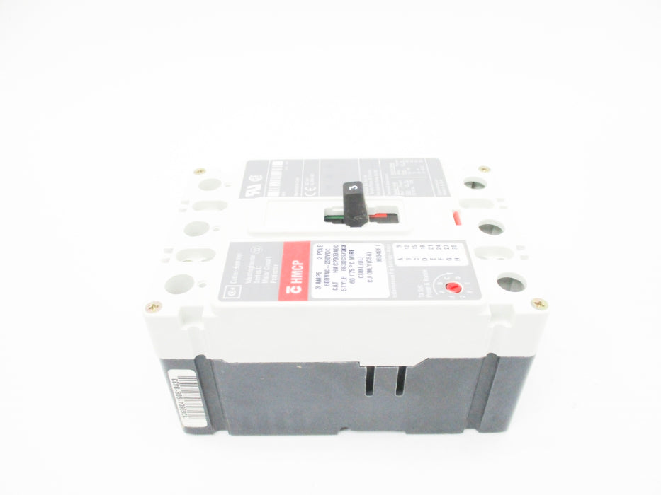 CUTLER HAMMER HMCP003A0C SER. C 6630C87G03 250VDC/600VAC 3A NSMP