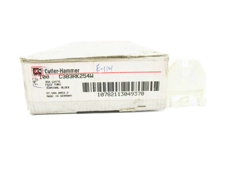 CUTLER HAMMER C383RK254W (PKG OF 100) NSMP
