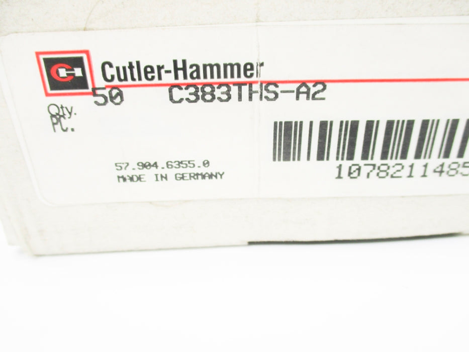 CUTLER HAMMER C383THS-A2 (PKG OF 50) NSMP
