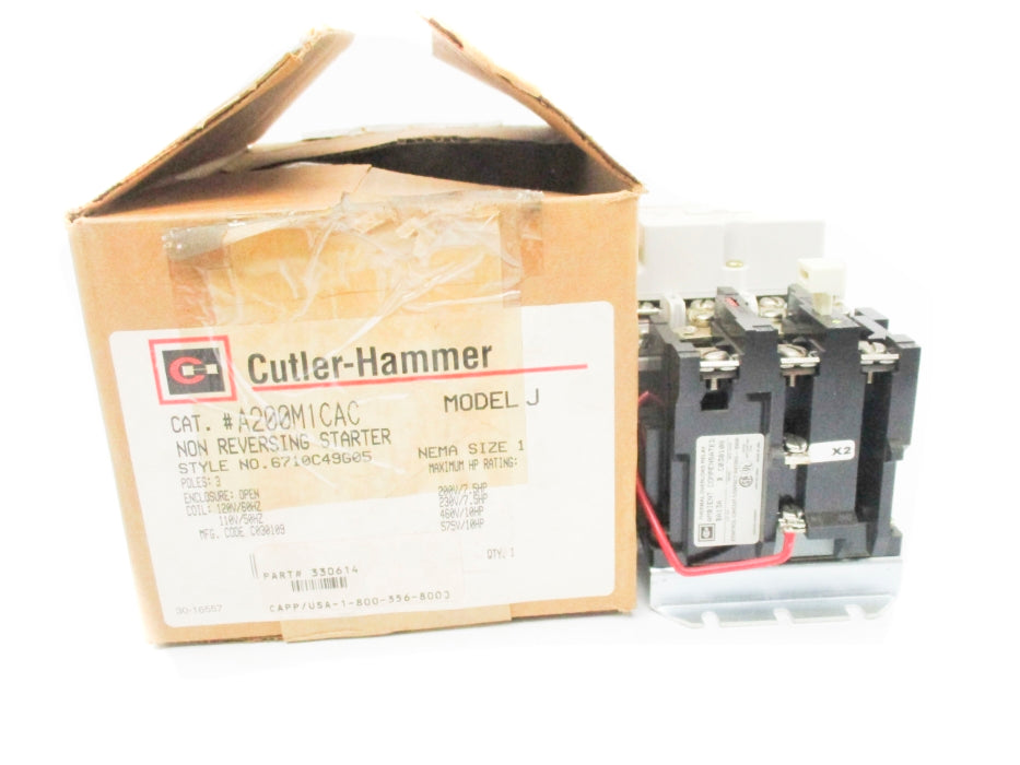 CUTLER HAMMER A200M1CAC 6710C49G05 NSMP