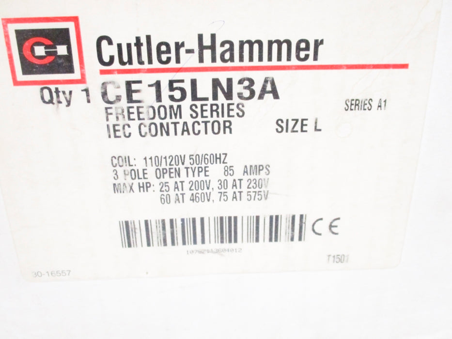 CUTLER HAMMER CE15LN3A SER. A1 110/120V NSMP