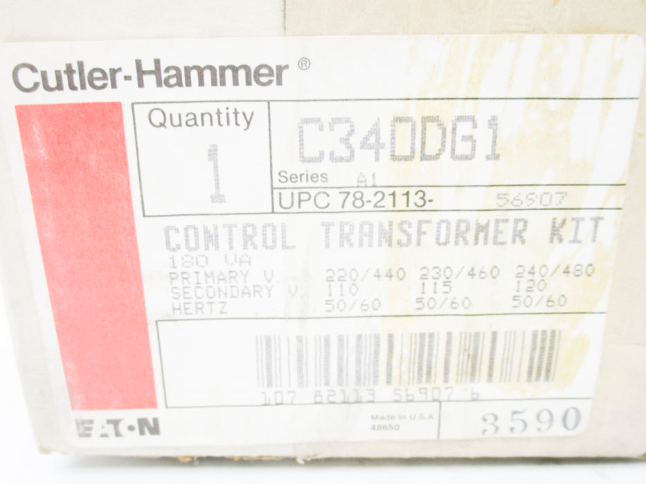 CUTLER HAMMER C340DG1 SER. A1 180KVA NSMP