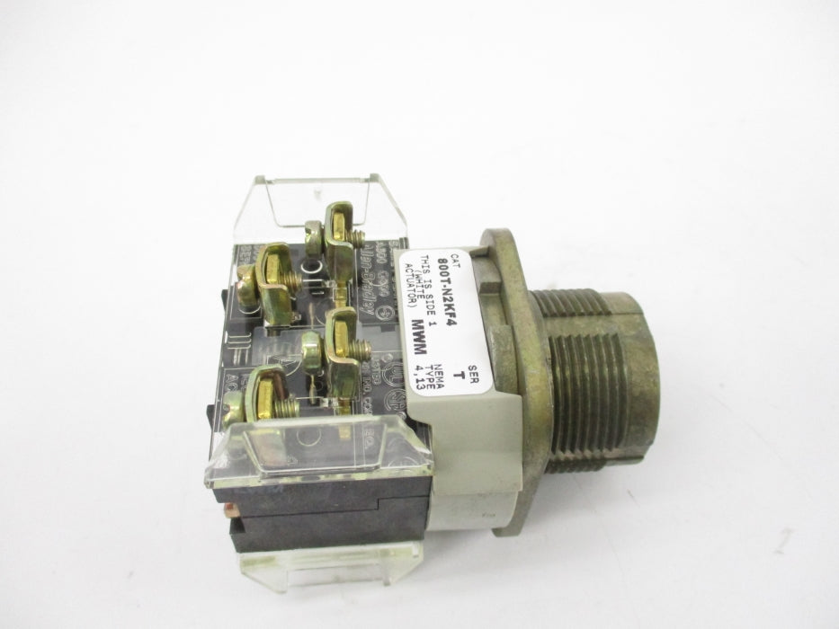 ALLEN BRADLEY 800T-N2KF4B SER. T (AS PICTURED) (WH) NSMP