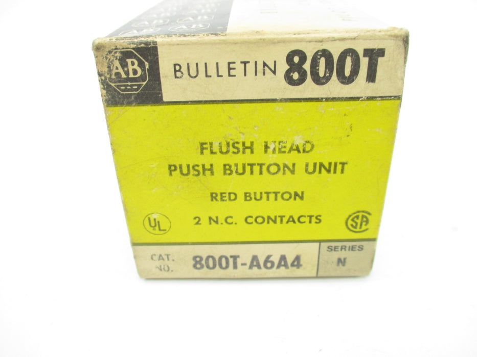 ALLEN BRADLEY 800T-A6A4 SER. N NSMP