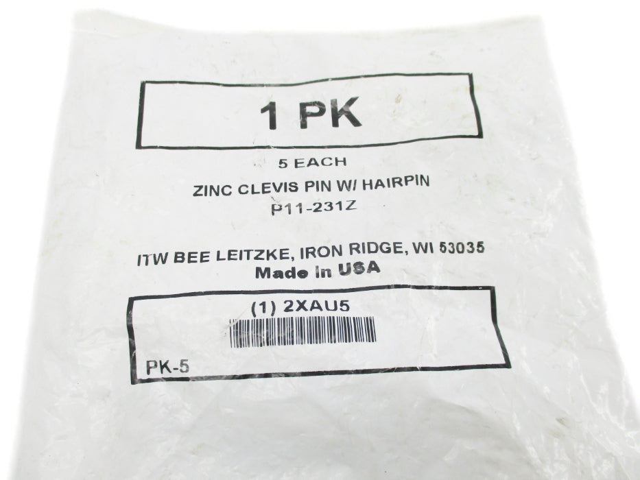GRAINGER P11-231Z (PKG OF 5) NSMP