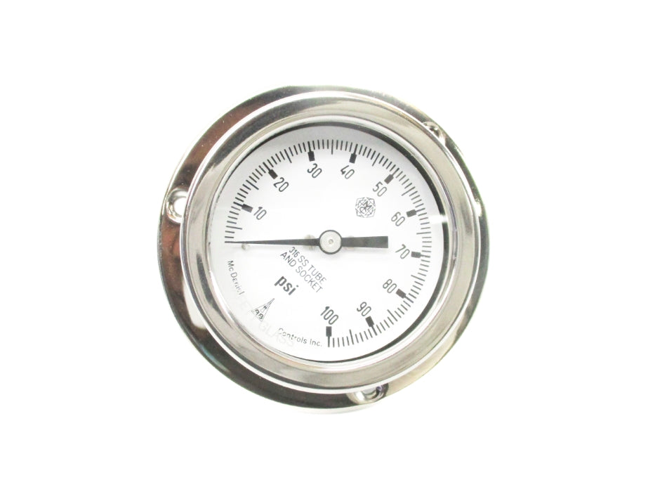 MCDANIEL CONTROLS KDP 0-100PSI 1/4" NSMP