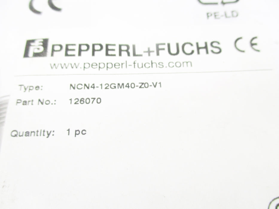 PEPPERL+FUCHS NCN4-12GM40-Z0-V1 126070 NSMP