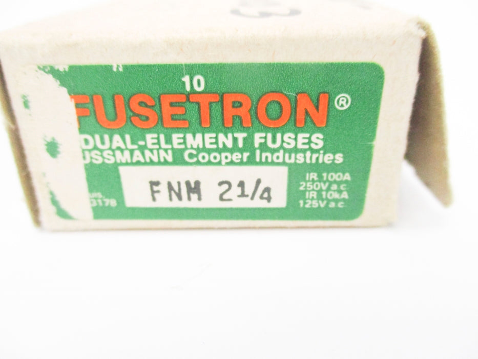 BUSSMANN FNM-2-1/4 125-250VAC 100A (PKG OF 10) NSMP
