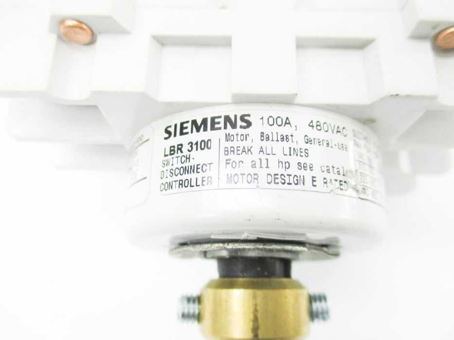 SIEMENS LBR3100 480VAC 100A (AS PICTURED) NSNP