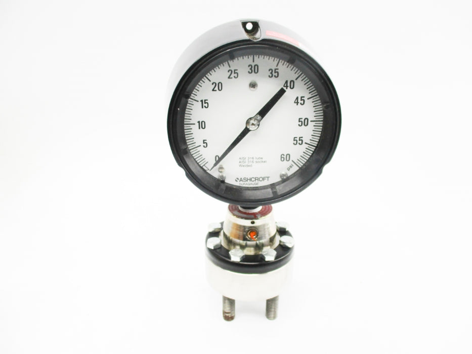 ASHCROFT 451279SS04LXCK60# 50102SS04TXCK150RF 0-60PSI NSMP