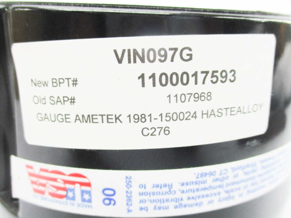 ASHCROFT 1981-150024 0-60PSI NSNP