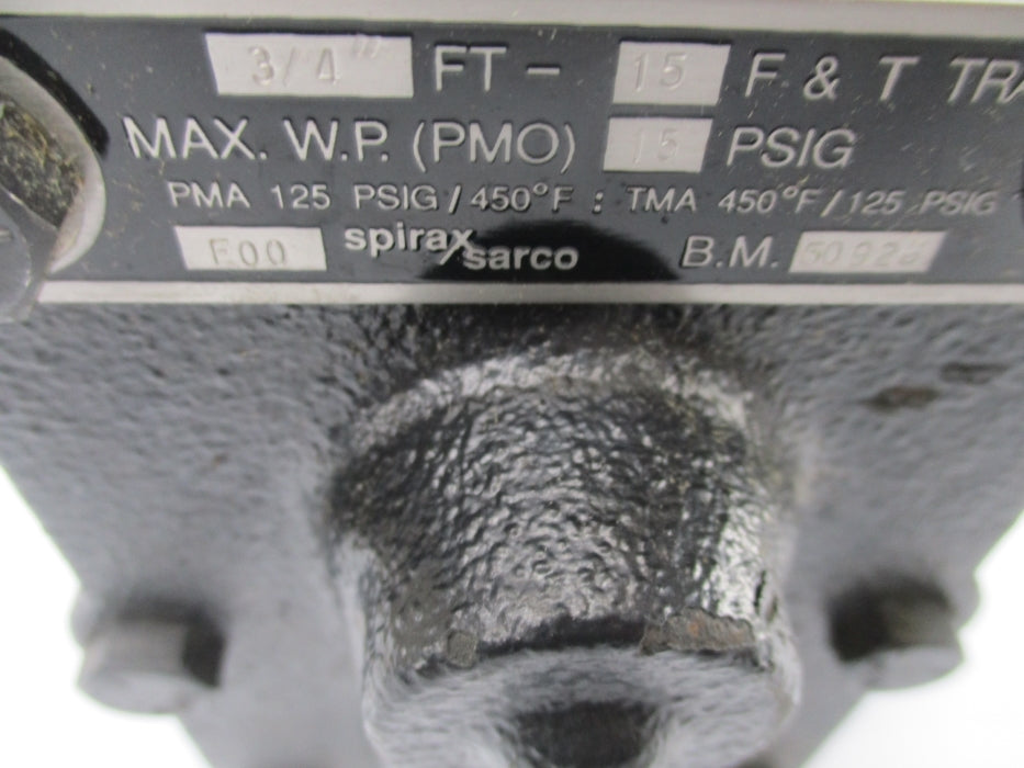 SPRIAX SARCO 50926 E00 125PSIG 450F NSNP