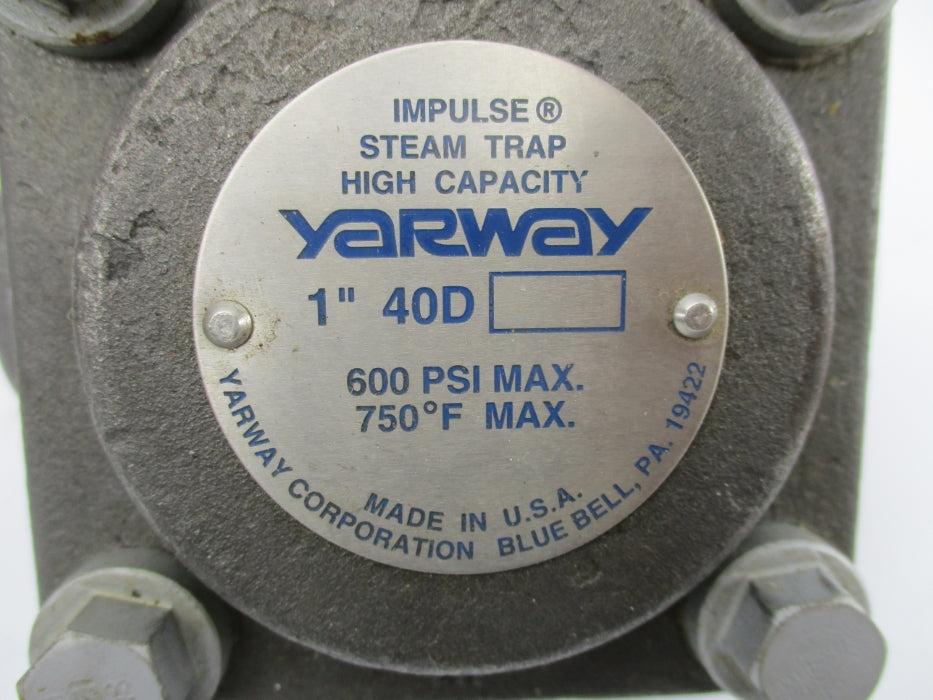YARWAY 40D 600PSI 1" NSNP