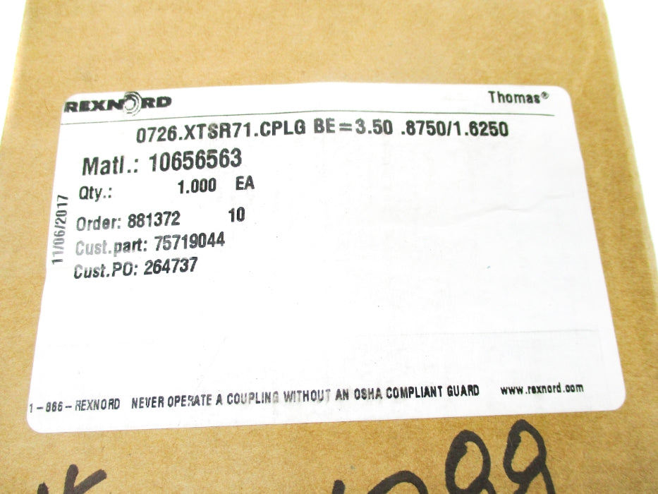 REXNORD THOMAS 75719044 10656563 NSFS