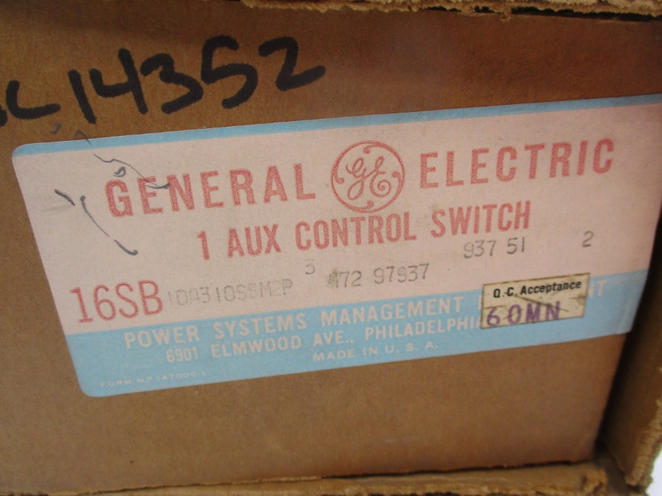 GENERAL ELECTRIC 16SB1DA310SSM2P NSMP