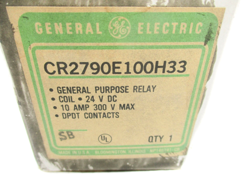 GENERAL ELECTRIC CR2790E100H33 24VDC 10A NSMP