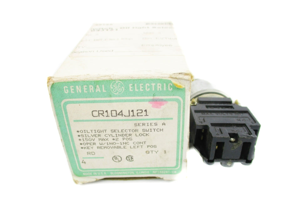 GENERAL ELECTRIC CR104J121 SER. A NSMP