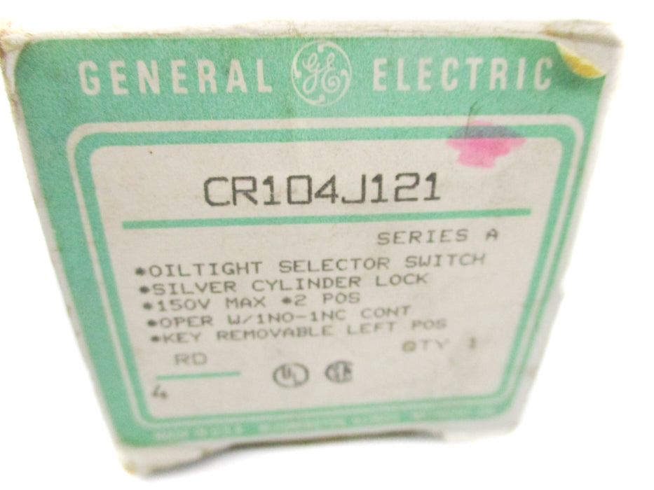 GENERAL ELECTRIC CR104J121 SER. A NSMP
