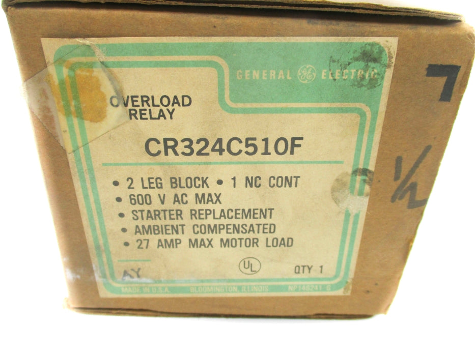 GENERAL ELECTRIC CR324C510F 600V 27A NSMP