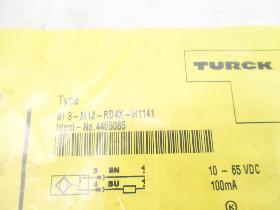 TURCK BI3-M12-RD4X-H1141 4405085 NSMP