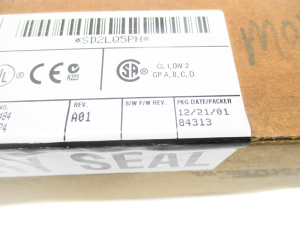ALLEN BRADLEY 1771-IBD SER. B DATE: 2001 NSFS