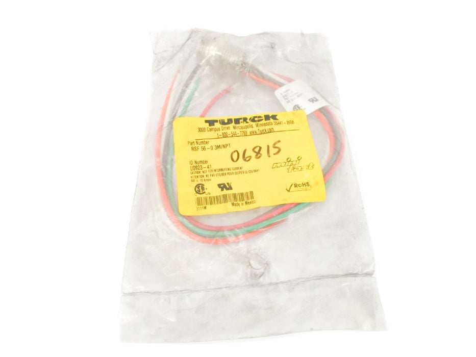 TURCK RSF56-0.3M/NPT U0923-41 NSMP