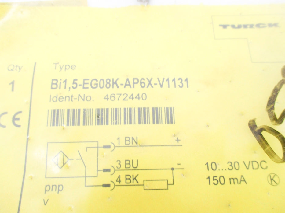 TURCK BI1,5-EG08K-AP6X-V1131 NSMP