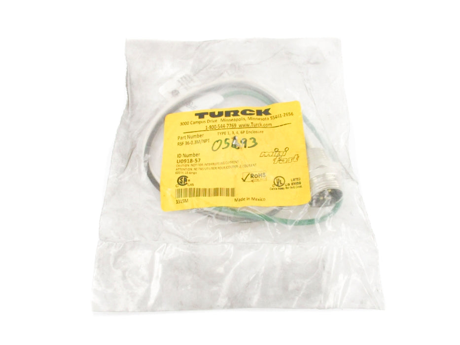 TURCK RSF36-0.3M/NPT U0918-57 NSMP